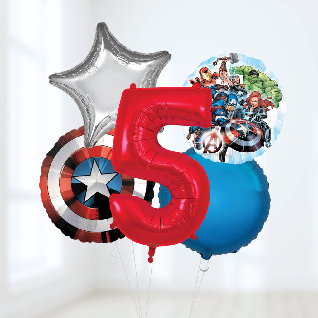 Avengers Helium Balloon Bouquet