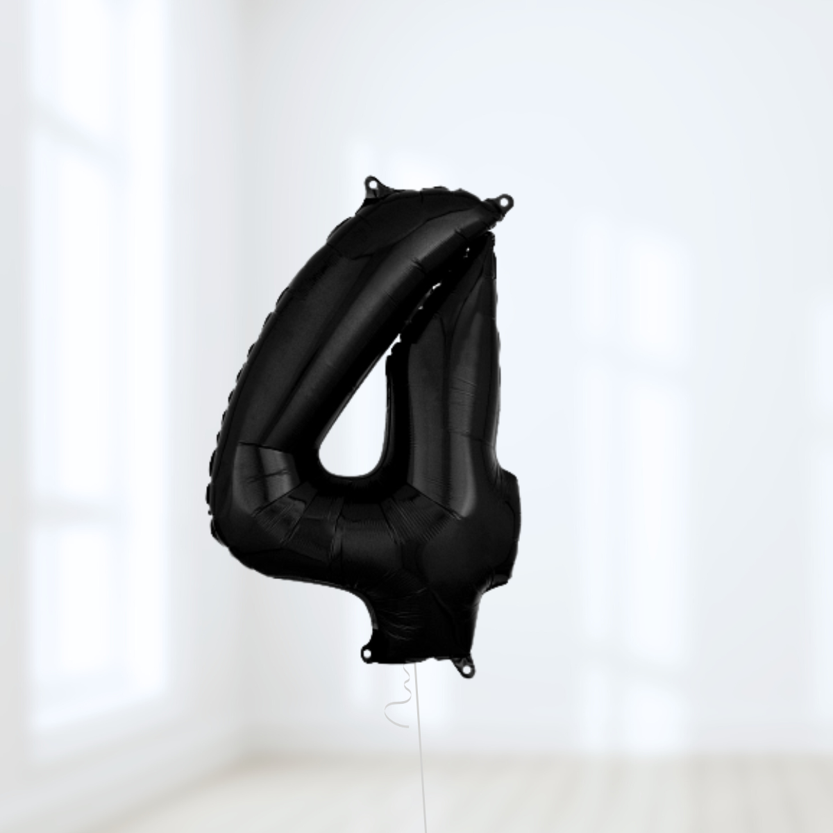 Black Birthday Balloon Number Packages