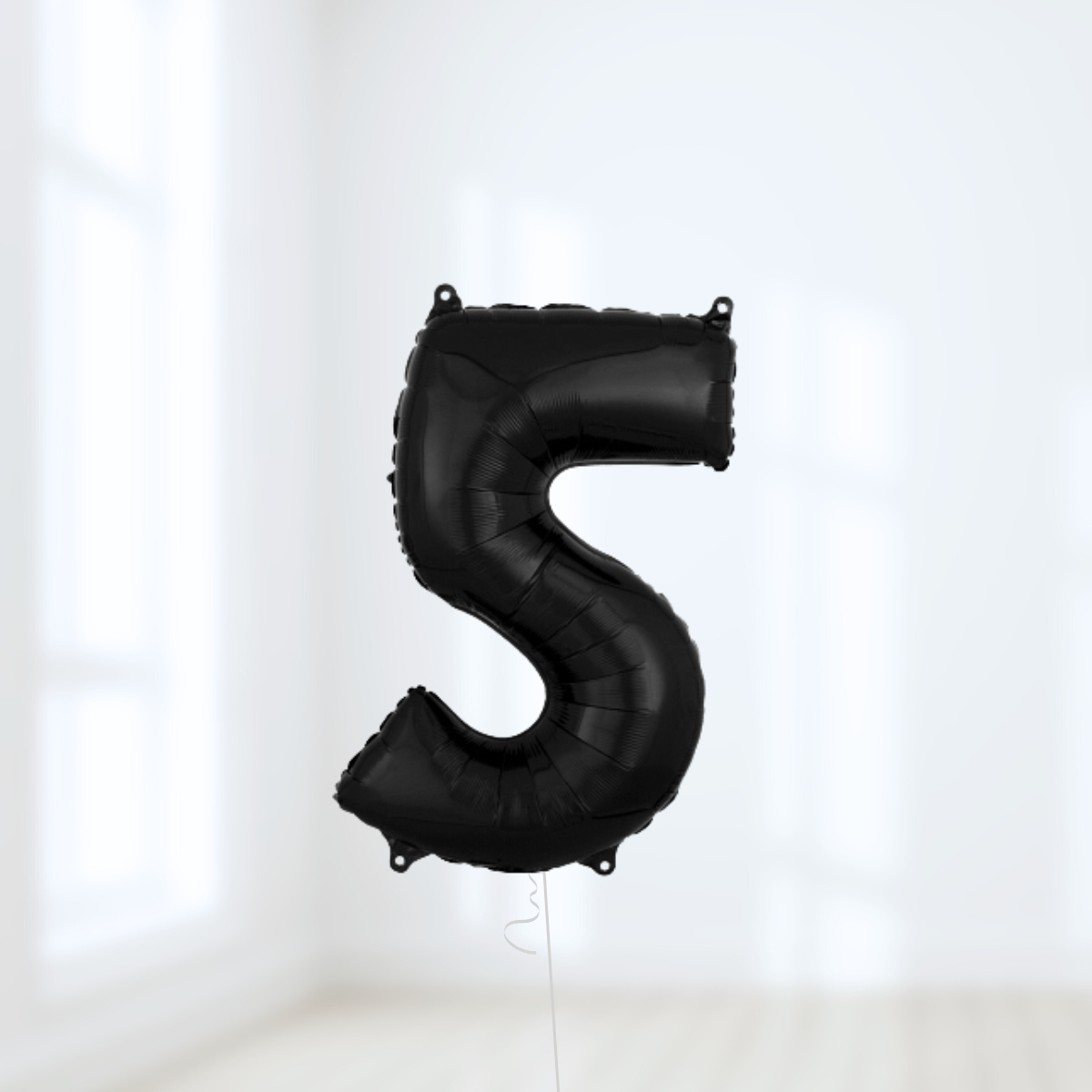 Black Birthday Balloon Number Packages