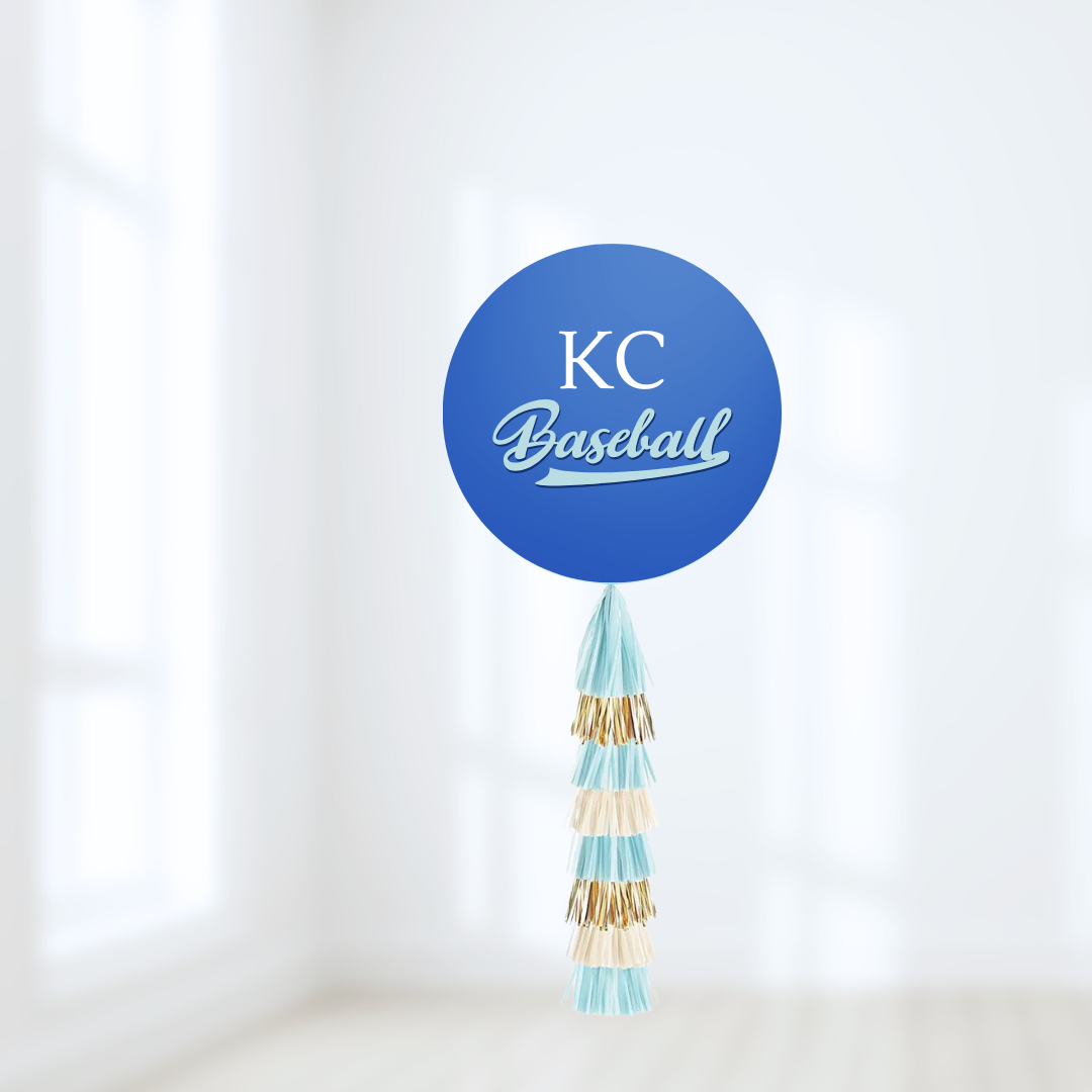 KC Baseball Jumbo Balloon
