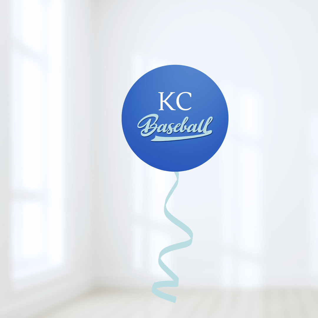 KC Baseball Jumbo Balloon