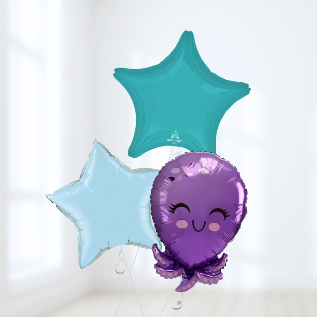 Under The Sea Mermaid Helium Bouquet