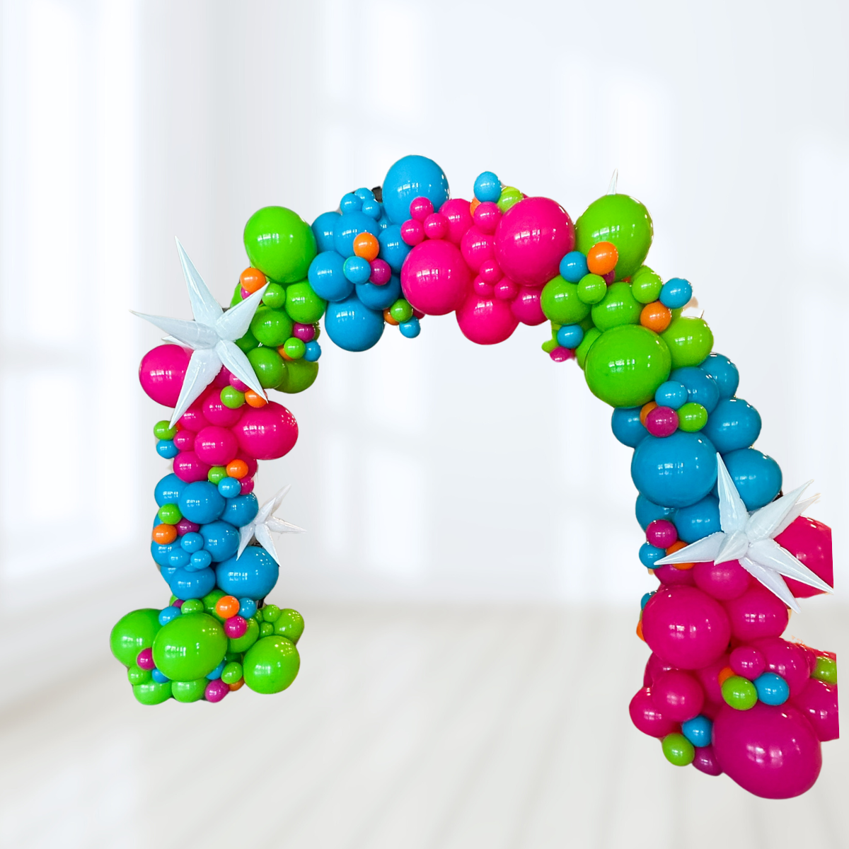 Rainbow Party Ready-Made Balloon Arch