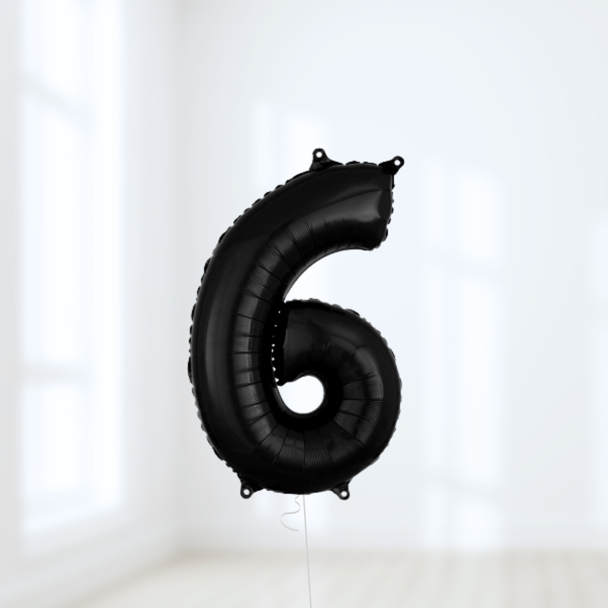 Black Birthday Balloon Number Packages