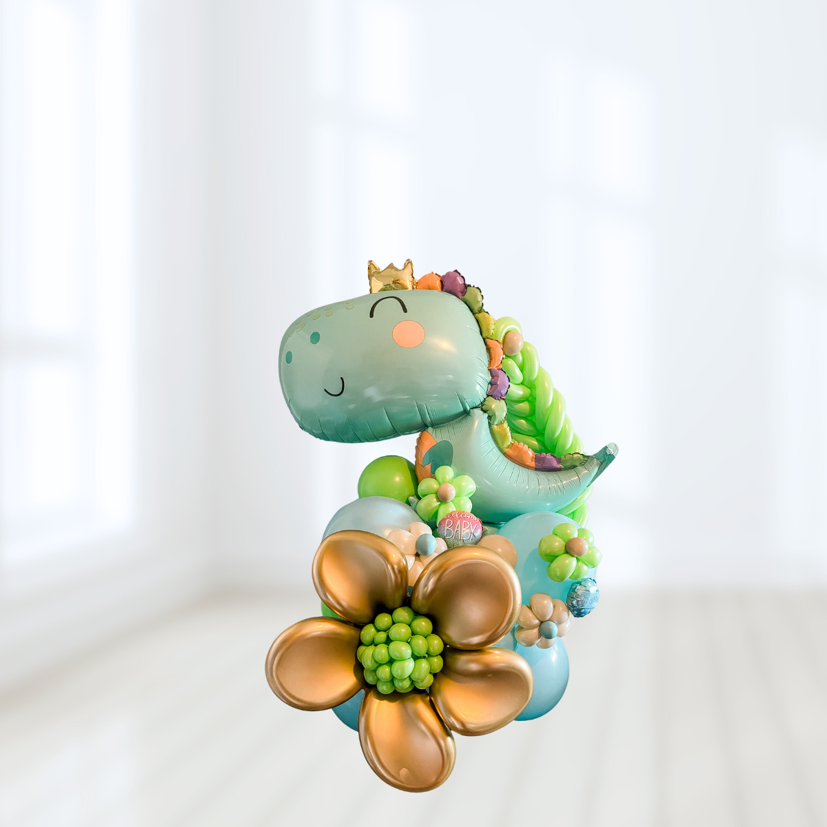 Personalized Dinosaur Themed Number Stack