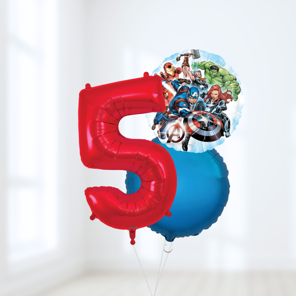 Avengers Helium Balloon Bouquet