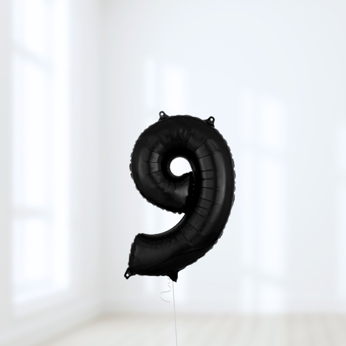 Black Birthday Balloon Number Packages