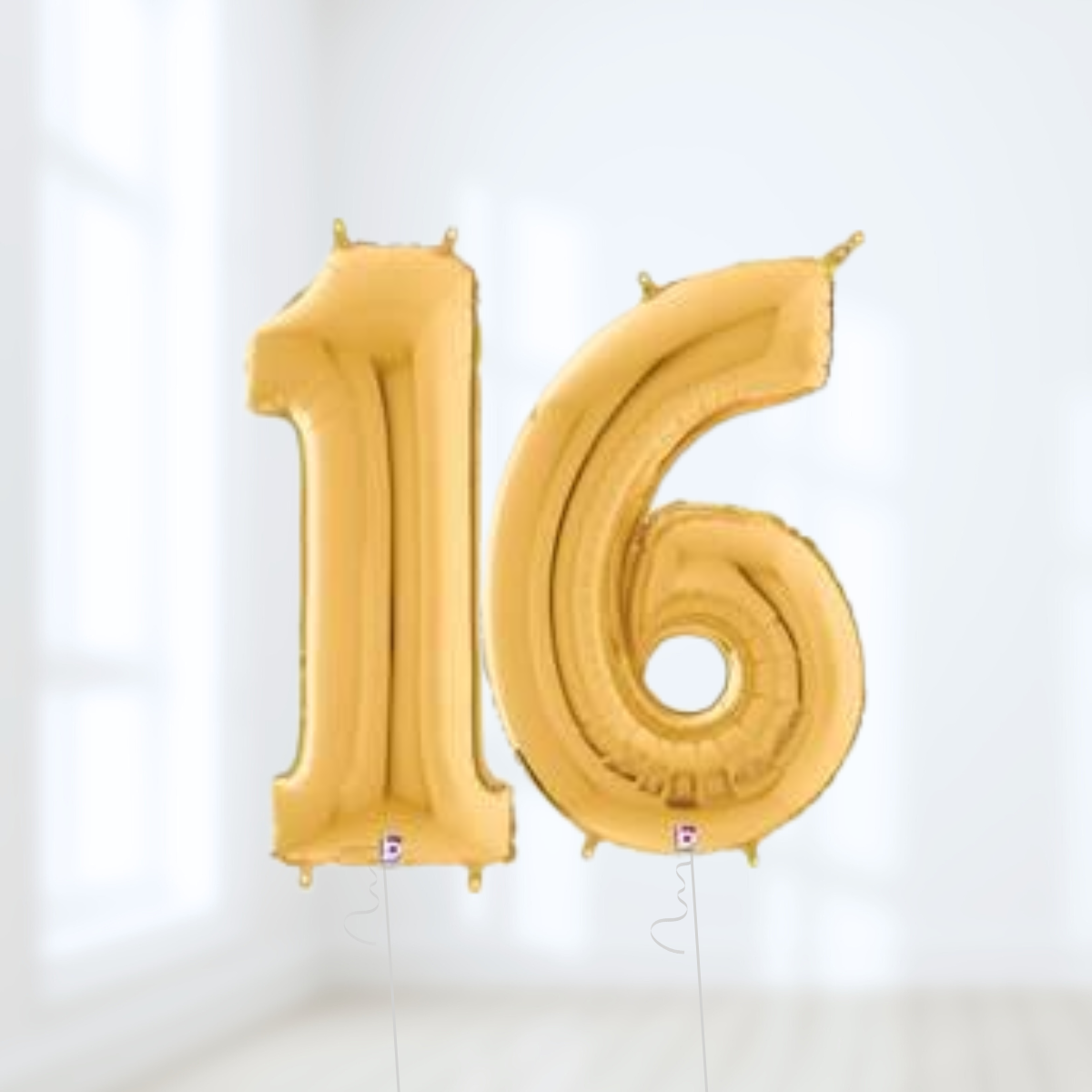 Gold Birthday Balloon Number Packages