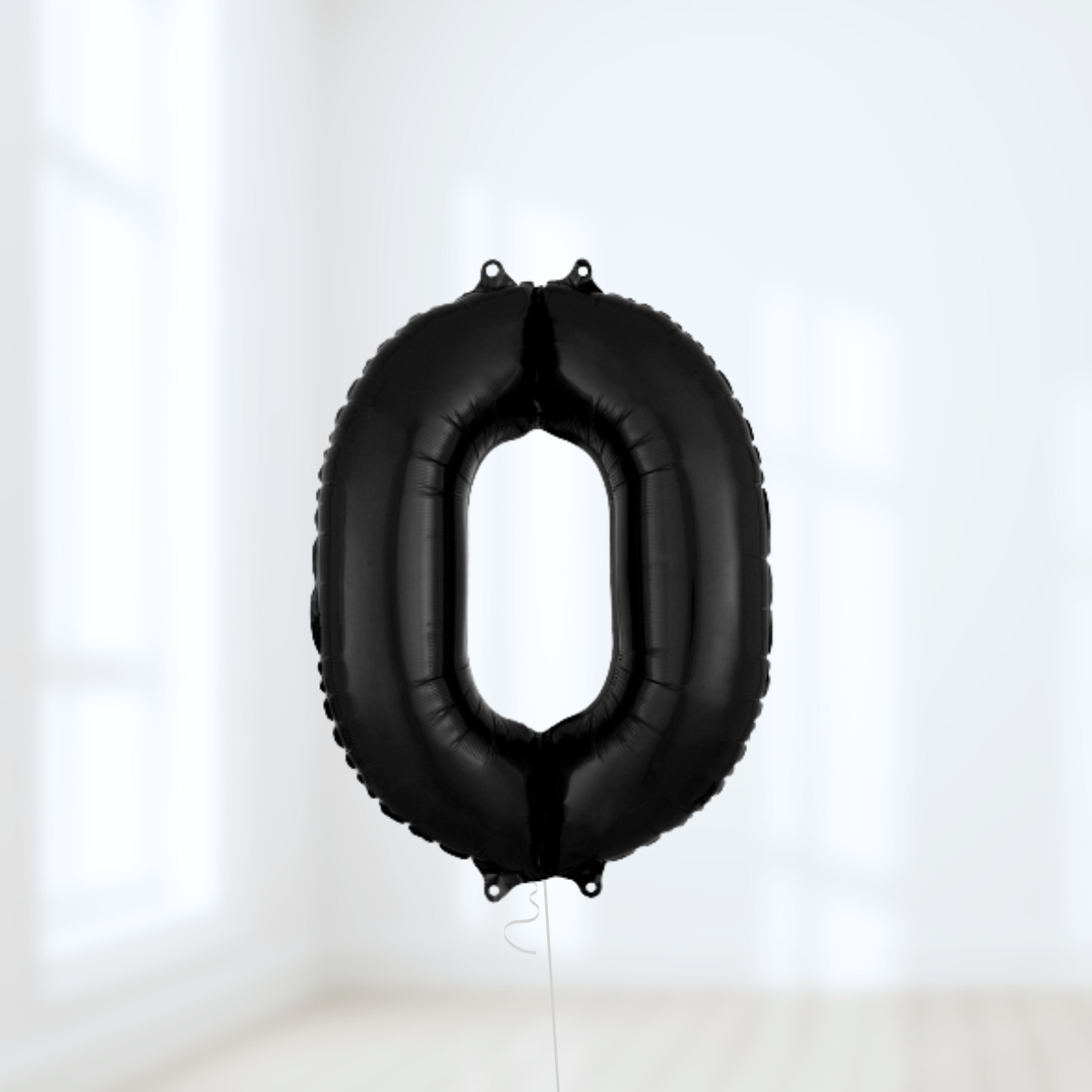 Black Birthday Balloon Number Packages