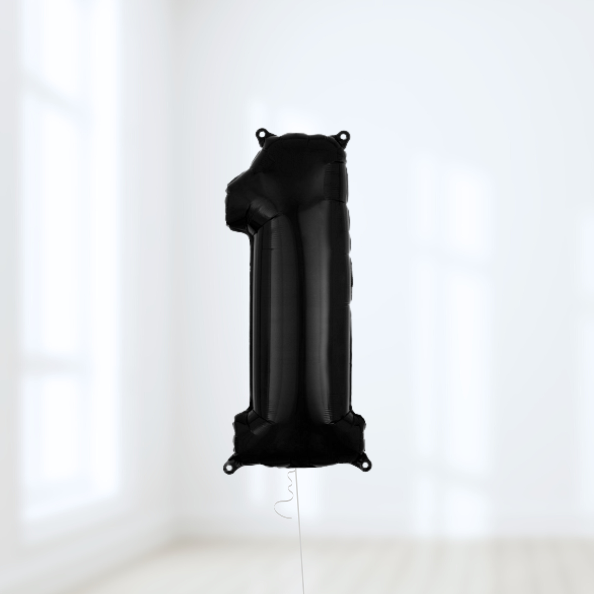 Black Birthday Balloon Number Packages