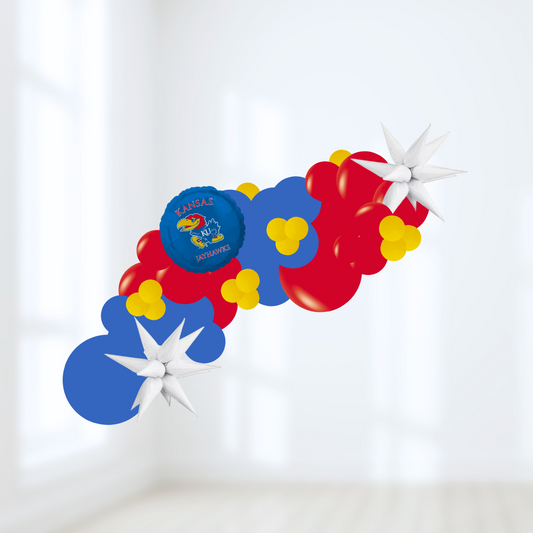 Jayhawk Balloon Garland