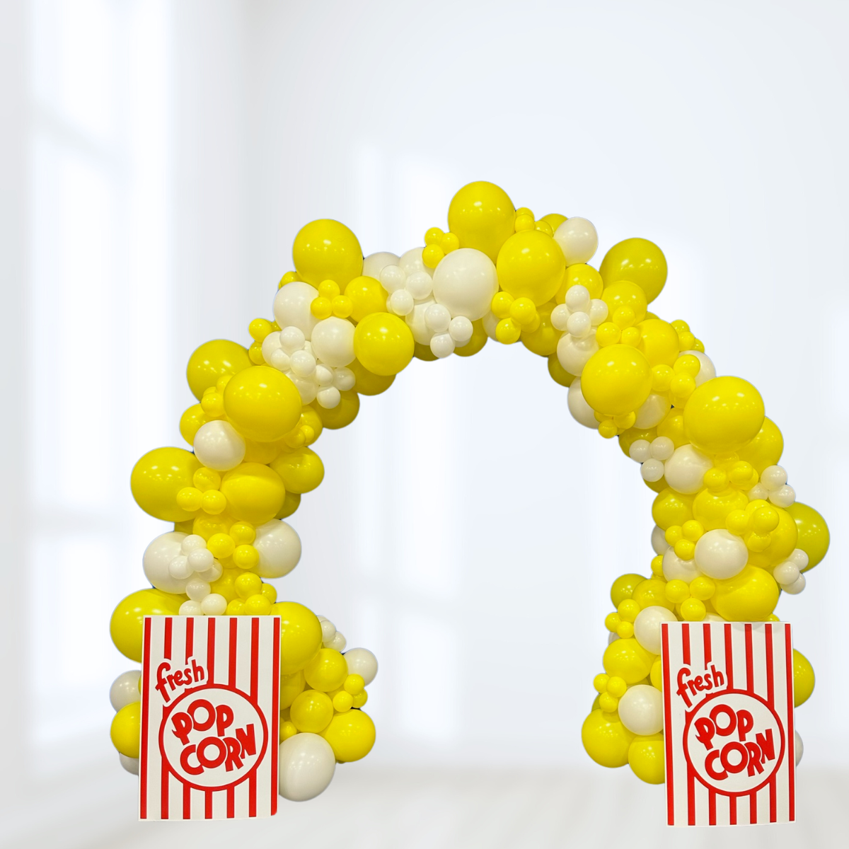Circus Popcorn Party Ready-Made Balloon Arch