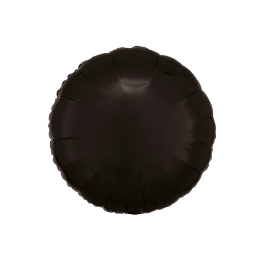 Black Circle Foil Balloon