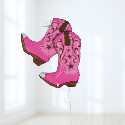 Cowboy Boot Foil Balloon