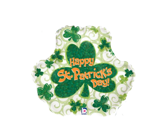 St. Patrick's Day Shamrock Foil Balloon